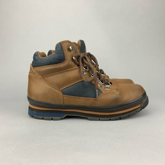 G.h. Bass Men’s Vintage Leather Hiking Boots Size 8 Brown - Picture 4 of 11